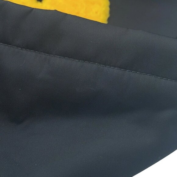 FENDI Backpack Light bulb Nylon Black/Yellow 7VZ016 - Picture 9 of 14